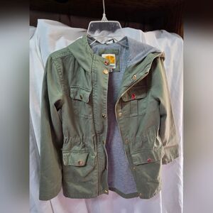 Kids Green Hooded Jacket